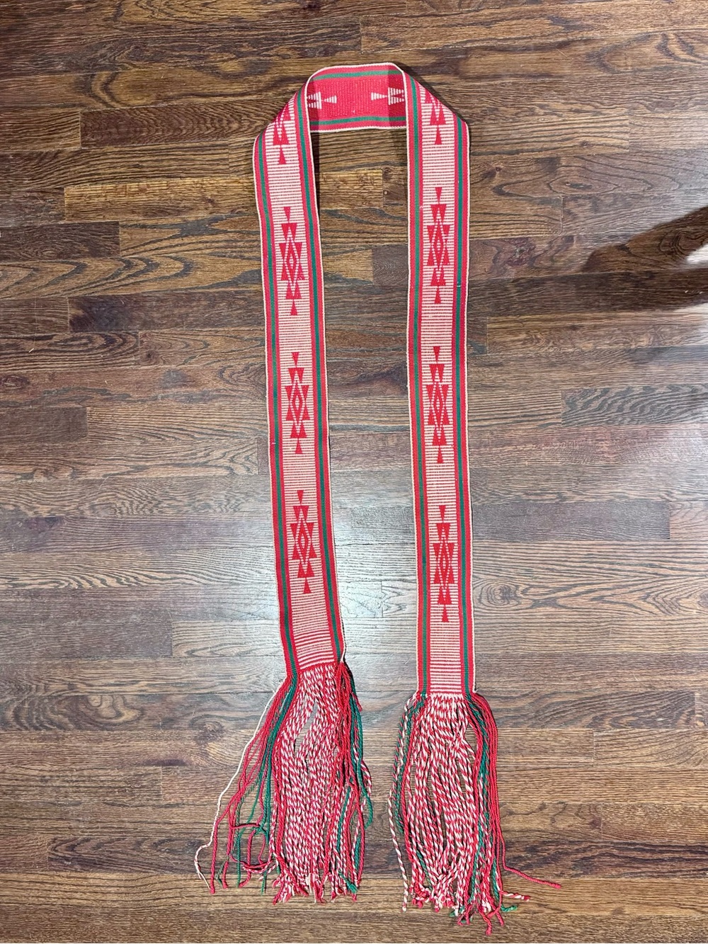 Vintage Hand Woven Navajo Ceremonial Sash